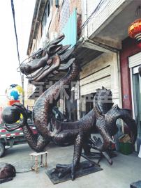 中國(guó)龍銅雕